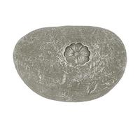 Pet Memorial Stone Resin Resina Lettering Fai -da -Te Simulazione di ciottoli per Gatti marcatore da Giardino (Piccolo Colore del Muschio di Pietra di Fiori)
