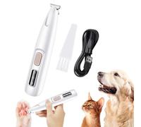Pet Micro Precision Trimmer,Electric Dog Trimmer for Paws,Dog Trimmer,Pet Hair Trimmer for Dogs Cats,with LED Light,Waterproof, Rechargeable for Paws Eyes Ears Face Rump