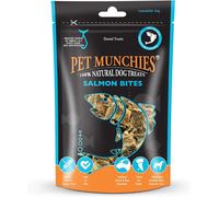 Pet Munchies Cane Naturale Snack Salmone Bites (Confezione Di 8 X 90g)