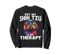 Pet My Shih Tzu è il mio cane fresco terapia Felpa