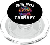 Pet My Shih Tzu è il mio cane fresco terapia PopSockets PopGrip per MagSafe