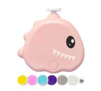 Pet Nail Grinder Dogs, Dinosaur Shape 3, 7.5x7x2.5cm, Modes Adjustable 40db Electric Nail , Low Noise Cordless Grooming Tool, ABS Metal, 85g, for Home Spa Veterinary Use