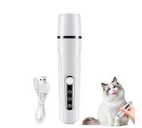 Pet Nail Grinder - Elettrico Pet Nail Trimmer, ricaricabile Cat Paws Sharpener, Compact and Lightweight Grooming Tool Use For Kittens, Rabbit, Dogs, Other Small Pets, Compact Grooming Grinder