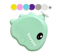 Pet Nail Grinder for Dogs, 3 modalità regolabili Low Noise Electric Grinder, 40 dB Dinosaur Shape Grooming Tool, Cordless Gentle Trimming for Puppy Kitten Home Grooming, 7,5 x 7 x 2,5 cm Blue Pink