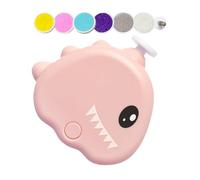 Pet Nail Grinder for Dogs, 3-Speed Adjustable Electric Grinder with Low Noise, Dinosaur Design, Cordless Grooming Tool for Puppies, Kittens, Home Nail Care, 2,95 x 2,76 x 0,98 pollici