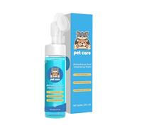 Pet No Wash Foot Foam Silicone Brush Head Two in One Outdoor Cleaning Pad Per Idratare Incinte E Giovani Adatto Per Famiglie RmG474 (Blu, 60ML)