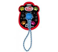 PET NOVA DOG LIFE STYLE Palla su corda 40 cm, blu, aroma menta