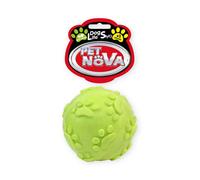 PET NOVA DOG LIFE STYLE Pallina da 6 cm con suono, gialla, al gusto di menta