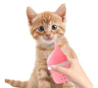 Pet Nurser Bottle 40 ml, Silicone Nipple Pet Feeding Bottle for Puppies, Portable Reusable Pet Feeder for Small Animals, Precise Nursing Bottle for Travel and Pet Feeding Supplies
