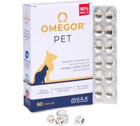Pet Omega 3 per Cani E Gatti Con EPA E DHA Da Olio Di Pesce Purificato - 60 Caps