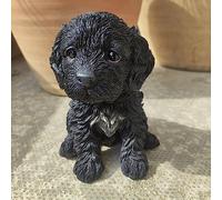 Pet Pals - Statuina di cucciolo di cockapoo, nero