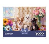 Pet Paradise Puzzle Giochi 1000 Pezzi Regalo Per Amore E Amico Arte Interesting Puzzle Adulti Foto 70x50cm/1000pcs