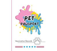 Pet Passport White Cover, Vaccination Records, Pet Travel Documents, Pet Travel, Pet Medical Records 4"x6"