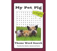 Pet Pig Word Search Puzzle Book: Word Searches with Easy to Read Print about farm pets, homesteading, pigs and more: 6 x 9, 110 pages, 12 words per Puzzle Gift for Vacation, Holidays and Free Times