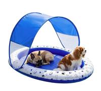 Pet Pool Float - Inflatable Spacious Summer Lounger, Floating Dog Bed | Water Pool Raft For Small Medium Large Pets Swimming Backyard Park Trip Use