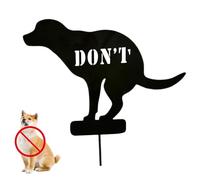 Pet Pooping Signs Yard - No Dog Pooping Solid Ghisa Yard Sign | Senza Pooping Dog Signs for Yard | senza pipì Cat Garden Sign | Ghisa No Pooping Dog Signs per giardini, cortili