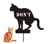 Pet Pooping Signs Yard - No Dog Pooping Solid Ghisa Yard Sign | Senza Pooping Dog Signs for Yard | senza pipì Cat Garden Sign | Ghisa No Pooping Dog Signs per giardini, cortili