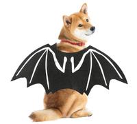 Pet Realistic Halloween Bat Wings - Adding Allure for Small Medium Up | Halloween Kitten Dress Up Stage Photography Festival Parade | Role Play Halloween Bat Wings for Pet Realistic Adding Allure