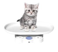 Pet Scales, Small Animal Weighing Tool, Space Saving Accurate, Digital Pet Scale with Clear Display, Portable Measurement Device for Puppy, Hamster, Kitten and Weight Monitoring