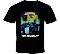 Pet Sematary Stephen King 80s Horror Movie Fan T Shirt Black M