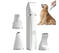 Pet Shaver - Dog Clippers Per La Toelettatura | Terrimmer Dei Capelli Per Cani | 4 Su 1 Trimmer Per Capelli Elettrici | Strumento Di Smerigliatrice Per Chiodi A Cordino Silenziosa Per Le Orecchie Di T