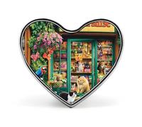 Pet Shop Brooch Pins Heart Badge Collar Lapel Pins Dress Coat Accessories for Women Men