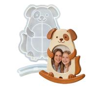 Pet Silicone Molds - Resin Craft Kit, Epoxy Animal Molds for Pouring, Dog Cat Shaped Set, Crafting Tool Pack with Soft Flexible Design, Mold Kit for Wax Jewelry Art Projects Party Favors