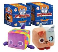 Pet Simulator Roblox Series 1,2 & 3 Limited Edition Cube Plush - Lucky Blind Box, pacchetti, borse cieche e figure - (Serie 2 4 pollici 12 cm peluche con DLC - 2 pezzi)