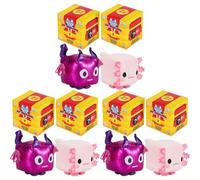Pet Simulator Roblox Series 1,2 & 3 Limited Edition Cube Plush - Lucky Blind Box, pacchetti, borse e figure - (Serie 1 4" 12 cm peluche con DLC - 6 pezzi)