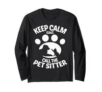 Pet Sitter Dog Sitter Pet Sitter Design carino Maglia a Manica