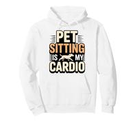 Pet Sitting è Il Mio Cardio Divertente Pet Sitter Felpa con Cappuccio