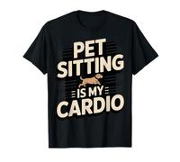 Pet Sitting è Il Mio Cardio Divertente Pet Sitter Maglietta