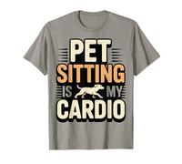 Pet Sitting è Il Mio Cardio Divertente Pet Sitter Maglietta