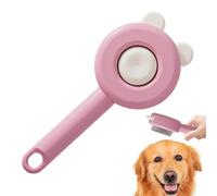 Pet Slicker Brush,Morbida Con Pulsante Sgancio,Pettine Togliere Pelo Per Cuccioli - per Toelettatura Bagno e Caduta Pelo per Cani e Gatti a Lungo e Corto per Animali Domestici