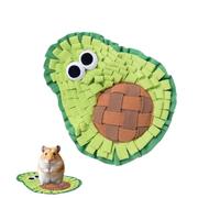 Pet Sniffing Mat - Fun Fruit Shapes Enrichment Puzzle Toy, Features Double Reinforced Tear Resistant Polar Fleece, Keeps Small Medium Dogs Engaged Mentally Reducing, Slows Down Fast Eaters To