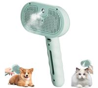 Pet Spray Hair Comb,pettine Spray Cani,magic Wand for Pet Hair,spazzola A Vapore Per Can Con Pulsante Di Rilascio,Spazzola A Vapore Per Gatti E, Per Gatti Con Vapore (green)