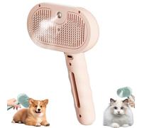 Pet Spray Hair Comb,pettine Spray Cani,magic Wand for Pet Hair,spazzola A Vapore Per CaniA Con Pulsante Di Rilascio,Spazzola A Vapore Per Gatti E, Per Gatti Con Vapore (pink)