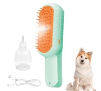 Pet Steam Brush, Cat Steam Comb for Grooming, Ergonomic Pet Hair Removal Spray Comb, Suitable for Small, Medium, and Large Kittens, Puppies, Gentle and Effective Grooming Tool