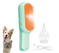 Pet Steam Brush, Trimming Spray Comb, Ergonomic Pet Comb with Moisturizing Spraying Function for Grooming, or Removing Loose Hair on Cats and Dogs, 1 Piece