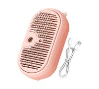 Pet Steamer Brush, Multifunctional Dog Grooming Comb, Gentle Bristle Slicker, Mist Cleaning Technology, Usb Rechargeable Design, Washing Drying Shampooing, 2.36x1.38x4.33 Inches