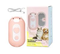 Pet Steamer Brush, Multifunzionale Dog Shedding Comb, Slicker Remover 2,36 x 1,38 x 4,33 pollici per Washing, Drying, Shower, Indoor Spa, Bath, Shampoo Use for Dogs and Pets