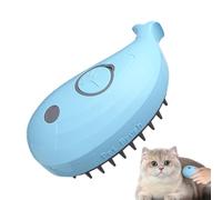 Pet Steamy Comb, 4-in-1 Shedding Tool, Water Spray Groomer, Massage Brush for Cats, 4,53 x 2,95 x 2,36 Inches Detangling Remover, Cofortable Coat Care, Lightweight Grooming Tools