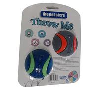 Pet Store The Giocattolo per cani con palla da tiro, resistente, compatibile con lanciatori per giochi di lancio e recupero, incoraggia un sano esercizio per il tuo cane, blu/arancione e rosso/nero