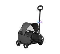 Pet Stroller - 4 Wheels Folding Pet Stroller For Small Dogs Cats,Lightweight Portable Dog Carriage, Puppy & Kitten Travel Carrier For Walking, Park, Beach, Shopping & Vet Visits