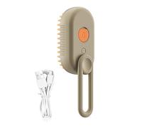 Pet Teezer - Pettine per gatti 3 in 1 delicato sulla pelle, spazzola per cani multifunzionale portatile, spazzola massaggiante per cani, rimuove i pettini morti, spazzola per il bagno del cane per