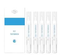 Pet Toothbrush Pen, Pet Dog Teeth Cleaning Pen, Dog Tartar Remover for Teeth, Cat/Dog Tooth Whitening & Cleaning, Natural Plant Substance - Pet Teeth Repairing Kit (5 pcs)