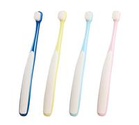 Pet Toothbrush, Soft Bristles Teeth Brushing Kit, 6,1 x 0,59 Inches Convenient Wide Head Oral Care Supply Gentle Cleaner for Dogs and Cats, Daily Use at Home or Travel