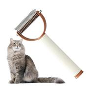 Pet Undercoat Rake,Non-Slip Handle Massage Tool | Grooming Tool Undercoat Rake For Dogs - Ideal For Travel Living Room Animals Shelter Long Thick Coat Puppies Kittens