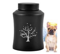 Pet Urn Cat Dog Ashes - Sealed Souvenir Memorial Keepsake | Impermeabile Cremation Urn with Secure Lid | Funeral Supplies Gift for Pet Loss Sympathy Comfort