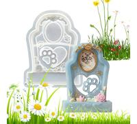 Pet Urn Mold - Hollow Pet Memorial Casting Keepsake | Epoxy Resin Molds | Molding & Casting for Home Mantel Fireplace Shelf Bookcase Display Cabinet Table Nightstand Dresser Vanity Entryway Window